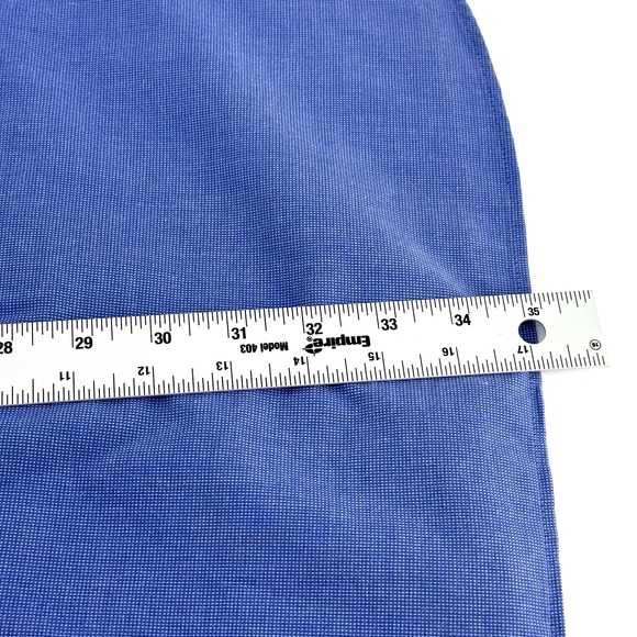 Cutter‎ Buck Mens 3XT/TG Button-Down Oxford Shirt Blue Long Sleeve logo Casual - Picture 6 of 9